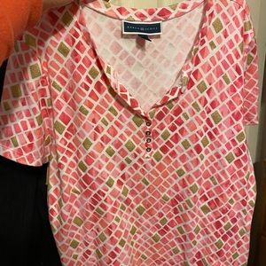 Karen Scott checkered shirt